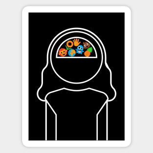 In My Head 4 Sticker